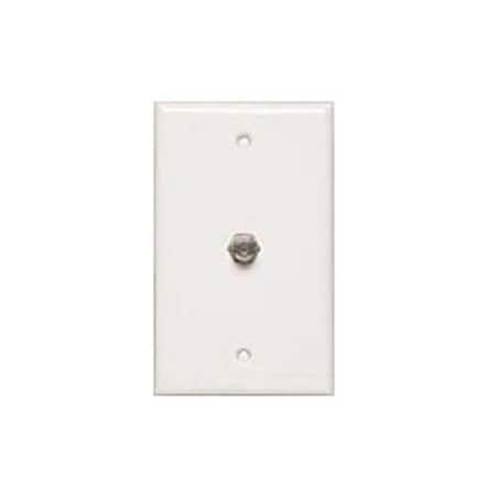 Allen Tel Flush Faceplate With F-81 Connector, White CT103F-15